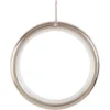 None Satin Steel 28mm Curtain Rings 4 Pack -Livora Home Shop 12805921 2744831432223403