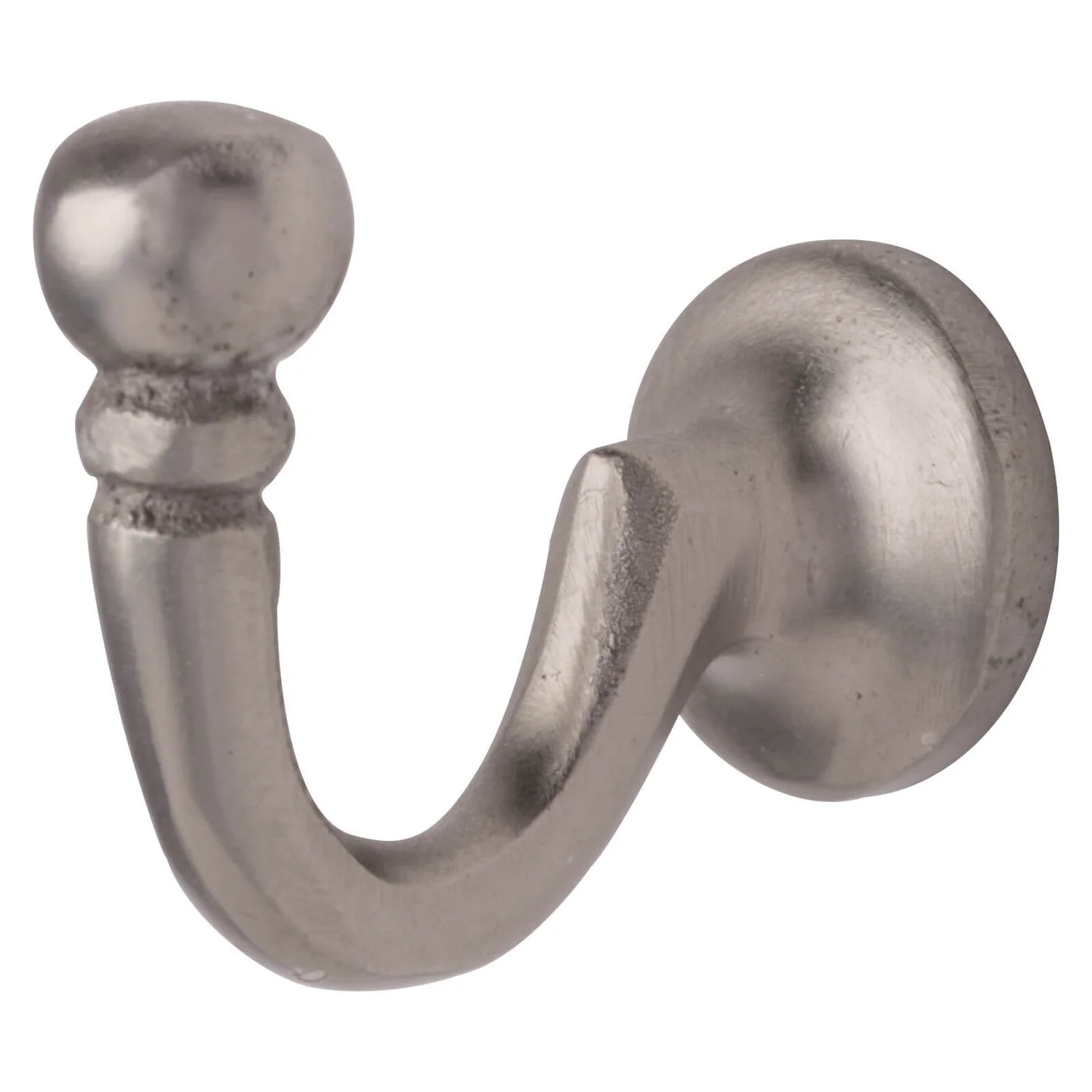 Medium Ball Hook Satin Nickel - 2 Pack 3 Medium Ball Hook Satin Nickel - 2 Pack