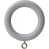 Grey Wood 28mm Curtain Rings 6 Pack -Livora Home Shop 12806794 1924831917607719