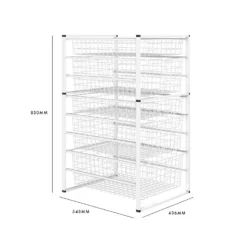 5 Wire Baskets Storage Tower -Livora Home Shop 12812738 2144946440277985