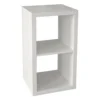 Clever Cube 2x1 Storage Unit - White 1 Clever Cube 2x1 Storage Unit - White -Livora Home Shop 12813174 1134897495489275