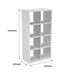 Clever Cube 4x2 Storage Unit - White -Livora Home Shop 12813309 4585014368217440