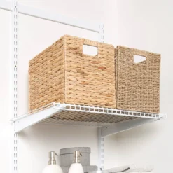 None Wire Shelf Bracket - White - 350mm -Livora Home Shop 12815433 1214833197314656