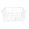 Wire 2 Runner Basket - White - 185mm -Livora Home Shop 12815581 1404831884553773