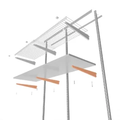 None Double Slot Bracket - White -320mm -Livora Home Shop 12815732 6275052927544629