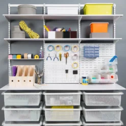 None Double Slot Bracket - White -470mm 10 None Double Slot Bracket - White -470mm -Livora Home Shop 12815736 1884833192837789