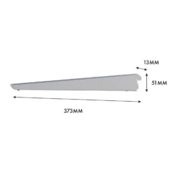 None Double Slot Bracket - White -360mm 13 None Double Slot Bracket - White -360mm -Livora Home Shop 12815739 1085052927582420