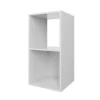 Compact Cube 2x1 Storage Unit - White -Livora Home Shop 12815993 1284929106572948