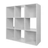 Compact Cube 3x3 Storage Unit - White -Livora Home Shop 12815994 9164929106871835
