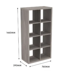 Clever Cube 4x2 Storage Unit - Grey Oak 11 Clever Cube 4x2 Storage Unit - Grey Oak -Livora Home Shop 12816003 5715023384541223
