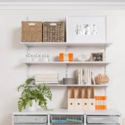 None Single Slot Upright Wall Strip - White - 100cm -Livora Home Shop 12816011 3374833192221763