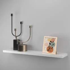 Floating Shelf - White Gloss - 1200 X 240 X 38mm -Livora Home Shop 12817808 8154876425313290