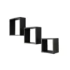 Wall Cubes 3 Pack - Black Matt 1 Wall Cubes 3 Pack - Black Matt -Livora Home Shop 12817961 9794831961993610