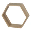 Hexagon Wall Shelf - Sanoma Oak -Livora Home Shop 12817983 1904831948392423