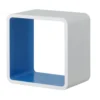 Cube Wall Shelf - White And Blue -Livora Home Shop 12818096 1234831950383901