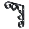 None Scroll Bracket - Black - 100x100mm 2 None Scroll Bracket - Black - 100x100mm -Livora Home Shop 12818108 8414831966883607