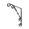 None Scroll Bracket - Black - 200x200mm -Livora Home Shop 12818113 2084831966671102