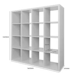 Clever Cube 4x4 Storage Unit - White -Livora Home Shop 12821332 1844953391927368