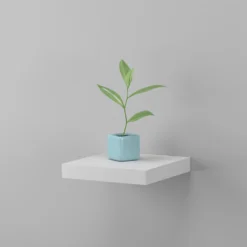 Floating Shelf - White Matt - 235 X 235 X 38mm -Livora Home Shop 12822017 1594887838697883