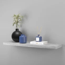Floating Shelf - Grey Oak - 900 X 235 X 38mm -Livora Home Shop 12822048 5884876424654919