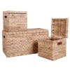 Natural Storage Set - 1 Trunk & 2 Boxes -Livora Home Shop 12826114 4664831588991790