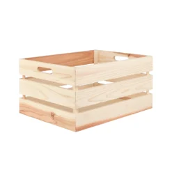 Natural Wooden Crates - Set Of 3 6 Natural Wooden Crates - Set Of 3 -Livora Home Shop 12829054 1664832979826974