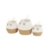 White Rope Baskets - Set Of 3 -Livora Home Shop 12829062 2024831918475652