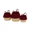 Berry Rope Baskets - Set Of 3 -Livora Home Shop 12829224 9364831918896024