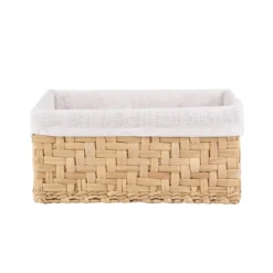 White & Natural Water Hyacinth Baskets - Set Of 3 -Livora Home Shop 12829228 1914832982484926
