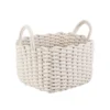 Rope Weave Basket - White -Livora Home Shop 12829234 1974831918462545