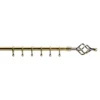 Extendable Cage Finial Curtain Pole - Antique Brass - 1.2-2.1m (16/19mm) -Livora Home Shop 12831949 9274831968445269