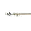 Extendable Cage Finial Curtain Pole - Antique Brass - 1.7-3m (16/19mm) -Livora Home Shop 12831952 1734831970947929