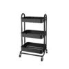 3 Tier Storage Trolley - Black -Livora Home Shop 12886053 1764843635380541