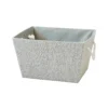 Neutral Herringbone Large Storage Basket -Livora Home Shop 12886453 2334857031446900