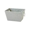 Neutral Herringbone Medium Storage Basket -Livora Home Shop 12886595 1554857031446870