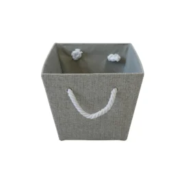 Neutral Herringbone Medium Storage Basket -Livora Home Shop 12886595 1574857031543467