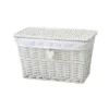 White Willow Lined Medium Storage Basket -Livora Home Shop 12886608 9964857031829394