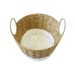 Round Natural White Paper Basket -Livora Home Shop 12886612 1664857031767954