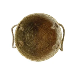 Natural Rush Basket With Rope Handles -Livora Home Shop 12886616 2854857031760925