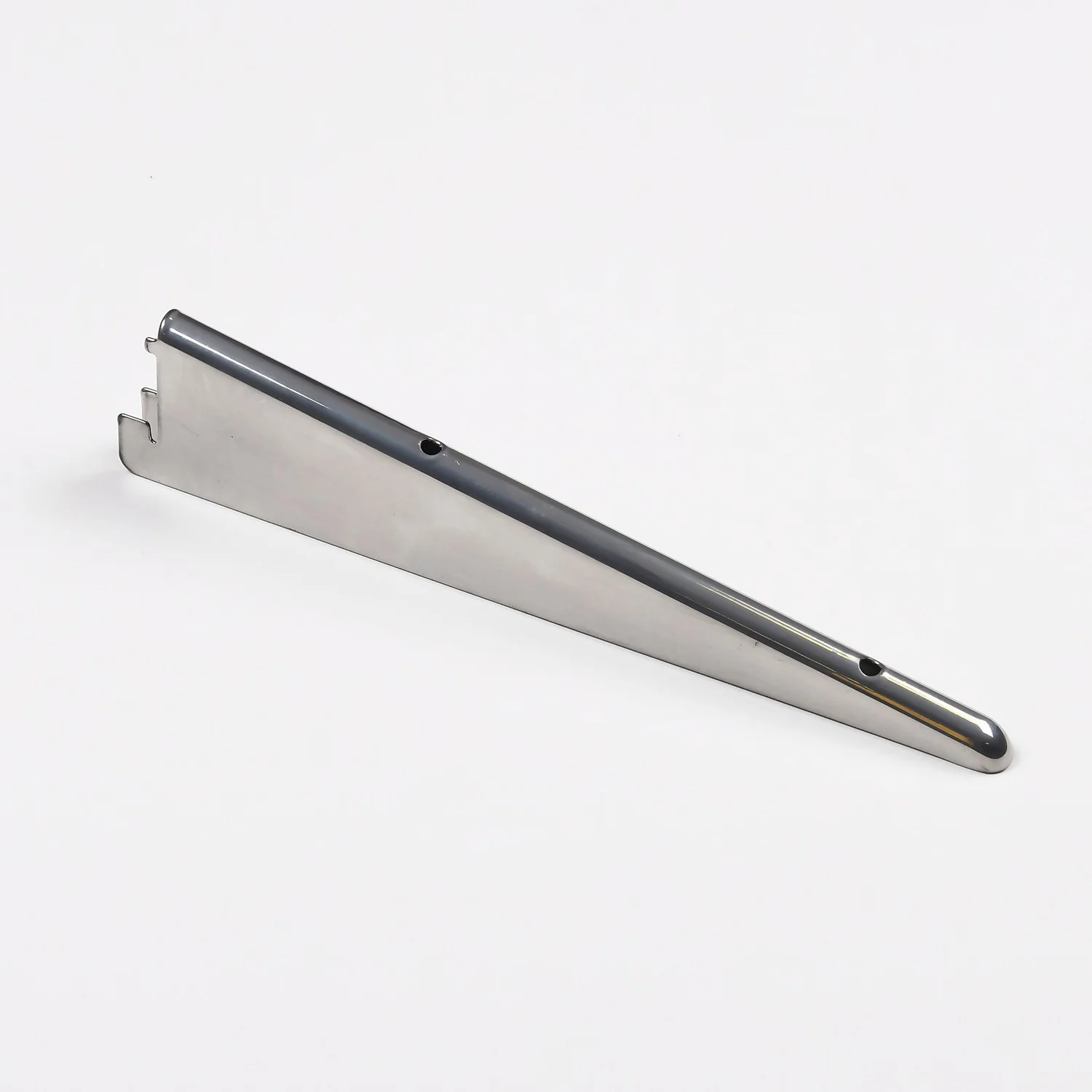 Twin Slot Shelving Kit - 1600mm Krome Twinslot And 368mm Brackets - Chrome Effect 4 Twin Slot Shelving Kit - 1600mm Krome Twinslot And 368mm Brackets - Chrome Effect - Image 2