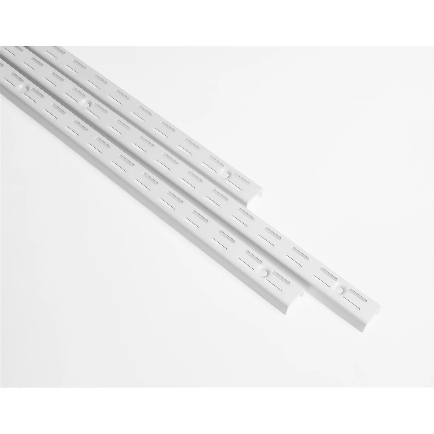Anti-bacterial Twin Slot Shelving Kit - 1600mm White Twinslot And 270mm Brackets - White 3 Anti-bacterial Twin Slot Shelving Kit - 1600mm White Twinslot And 270mm Brackets - White