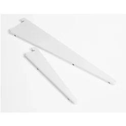 Anti-bacterial Twin Slot Shelving Kit - 1600mm White Twinslot And 320mm Brackets - White -Livora Home Shop 12889033 1104849582704471
