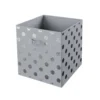 Living Elements Compact Cube Foil Spot Insert - Grey & Silver -Livora Home Shop 12932940 7844887876026445