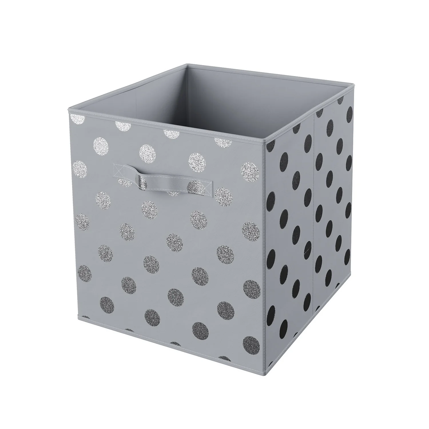 Living Elements Compact Cube Foil Spot Insert - Grey & Silver 3 Living Elements Compact Cube Foil Spot Insert - Grey & Silver