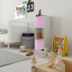 Living Elements Compact Cube Sequin Drawing Insert - Pink -Livora Home Shop 12932941 1254900282421964