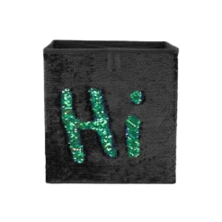 Living Elements Compact Cube Sequin Drawing Insert - Black -Livora Home Shop 12932943 1704900282375638