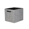 Clever Cube Patterned Fabric Insert - Black Jacquard -Livora Home Shop 12932948 1814900282416972