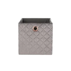 Clever Cube Quilted Velvet Insert - Grey -Livora Home Shop 12932957 8784900282513218