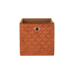 Clever Cube Quilted Velvet Insert - Rust 7 Clever Cube Quilted Velvet Insert - Rust -Livora Home Shop 12932959 1794900282791174