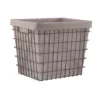 Clever Cube Wire Insert Charcoal Storage Basket -Livora Home Shop 12932961 2044916613964371